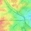 Mapa topográfico Palomas, altitude, relevo