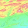 Mapa topográfico Gourrama, altitude, relevo
