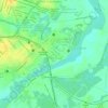 Mapa topográfico Pedrinhas, altitude, relevo