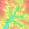 Mapa topográfico Saint-Bris-des-Bois, altitude, relevo