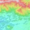 Mapa topográfico La Adrada, altitude, relevo