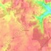Mapa topográfico Villebougis, altitude, relevo