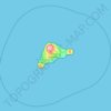 Mapa topográfico Ilha de Páscoa, altitude, relevo