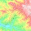 Mapa topográfico Huaranchal, altitude, relevo