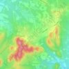 Mapa topográfico Saint-Théodorit, altitude, relevo