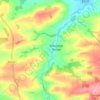 Mapa topográfico Bondleigh, altitude, relevo