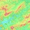 Mapa topográfico Orava, altitude, relevo