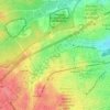 Mapa topográfico Lucero, altitude, relevo