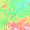 Mapa topográfico Iaçu, altitude, relevo