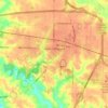 Mapa topográfico Mount Pleasant, altitude, relevo