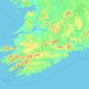 Mapa topográfico Munster, altitude, relevo