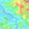 Mapa topográfico Costa Carvalho, altitude, relevo