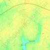 Mapa topográfico Beauvois-en-Vermandois, altitude, relevo