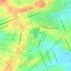 Mapa topográfico Água Verde, altitude, relevo