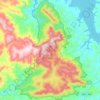 Mapa topográfico Parque Estadual da Serra da Boa Esperança, altitude, relevo