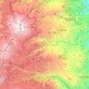 Mapa topográfico Murillo, altitude, relevo
