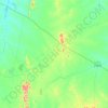 Mapa topográfico Serra da Canabrava, altitude, relevo