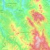 Mapa topográfico Greve in Chianti, altitude, relevo