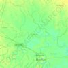 Mapa topográfico Banjaria, altitude, relevo