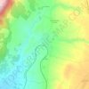 Mapa topográfico Arriate, altitude, relevo