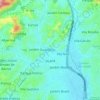 Mapa topográfico Jaçanã, altitude, relevo