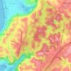 Mapa topográfico Parque São Bartolomeu, altitude, relevo