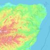 Mapa topográfico Aberdeenshire, altitude, relevo