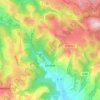 Mapa topográfico Sérilhac, altitude, relevo