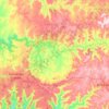 Mapa topográfico Vargeão, altitude, relevo