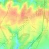 Mapa topográfico Puiseux-en-France, altitude, relevo