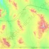 Mapa topográfico Cochise County, altitude, relevo