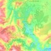 Mapa topográfico Chulilla, altitude, relevo