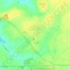 Mapa topográfico Bouvincourt-en-Vermandois, altitude, relevo