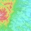 Mapa topográfico Diósjenő, altitude, relevo