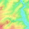 Mapa topográfico Aisy-sous-Thil, altitude, relevo