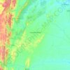 Mapa topográfico Caldeirão Grande, altitude, relevo