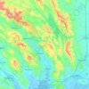 Mapa topográfico Napa Valley AVA, altitude, relevo