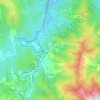 Mapa topográfico Omessa, altitude, relevo