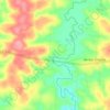 Mapa topográfico Arroio Grande, altitude, relevo