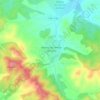 Mapa topográfico Ribeira do Seissal de Cima, altitude, relevo