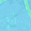 Mapa topográfico llacuna de sa Roca, altitude, relevo