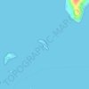 Mapa topográfico Orchid Island WLS, altitude, relevo