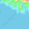 Mapa topográfico Green Cay, altitude, relevo