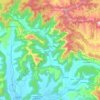 Mapa topográfico Kaal River, altitude, relevo