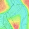Mapa topográfico L'Essone, altitude, relevo