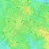 Mapa topográfico Praça José bonifácio, altitude, relevo