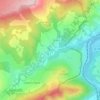 Mapa topográfico Ramounichoux, altitude, relevo