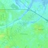 Mapa topográfico Parco Venticinque aprile, altitude, relevo