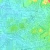 Mapa topográfico Campo de futebol do bairro São Basílio, altitude, relevo