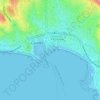 Mapa topográfico Plage Масе, altitude, relevo